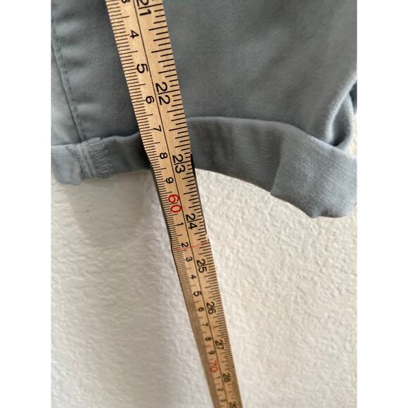 Buffalo David Bitton Size 10 Light Blue Jeans High Rise Soft Stretch Ankle Pants - Picture 5 of 10